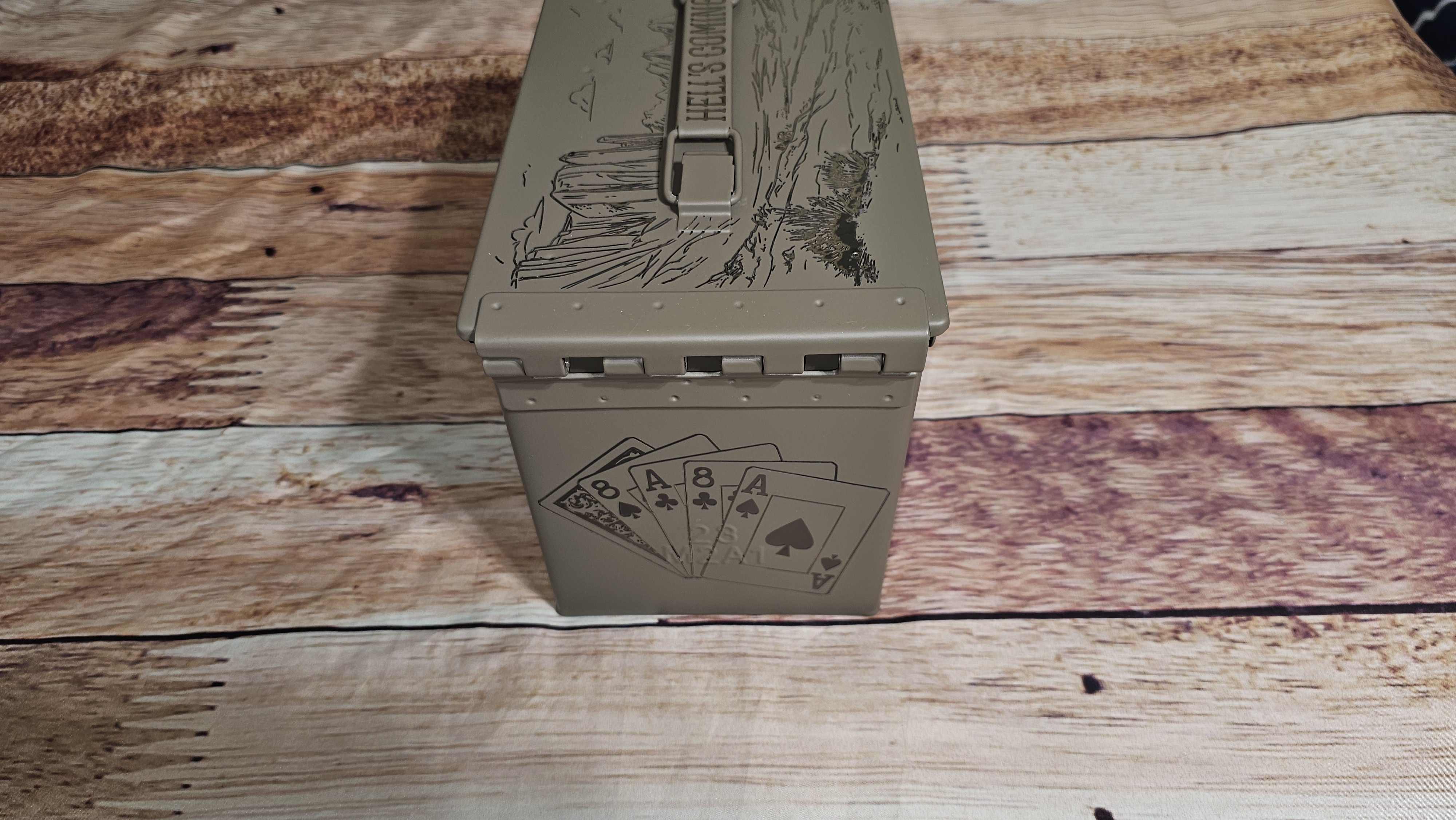 Custom Ammo Can - Laser engraved metal storage
